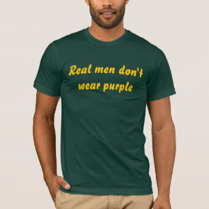 Real me don't wear purple shirt