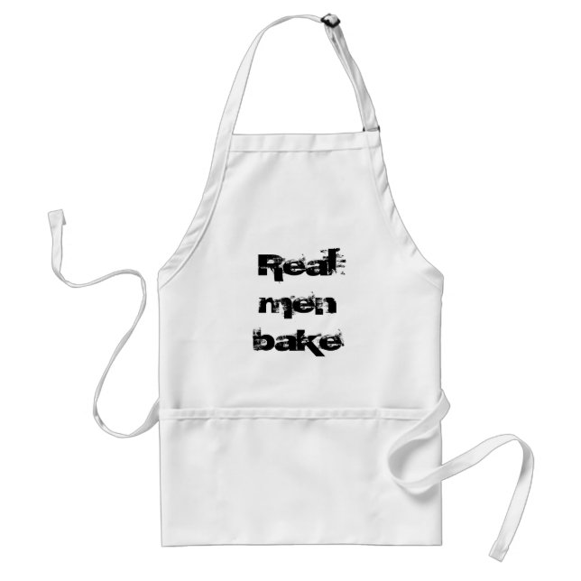 Real men bake standard apron (Front)