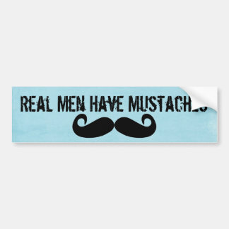 Real Men Bumper Sticker
