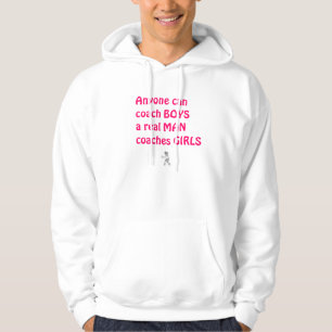 Real Men Coach Girls-Basketball Hoodie