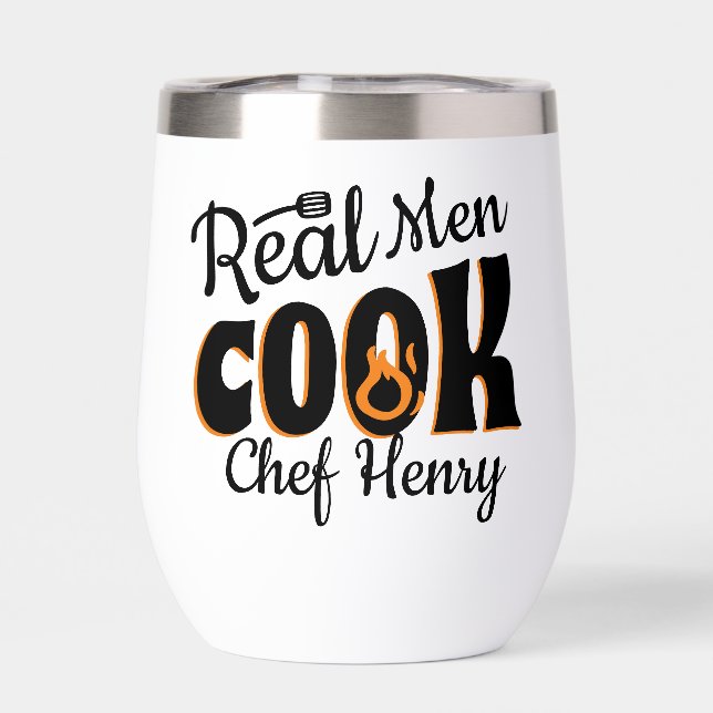 Real Men Cook Black  (Back)