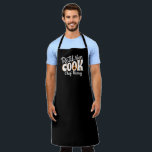 Real Men Cook Black  Apron<br><div class="desc">Real Men Cook custom gifts</div>
