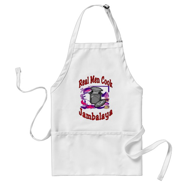 Real Men Cook Jambalaya Standard Apron (Front)