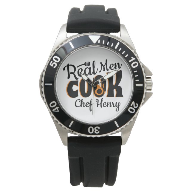 Real Men Cook  Watch (Front)