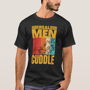 Real Men Cuddle  Vintage BJJ Brazilian Jiu Jitsu 1 T-Shirt