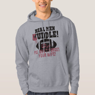 Real Men Cuddle Wife Hoodie