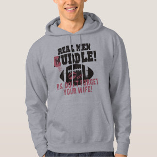 Real Men Cuddle Wife Hoodie