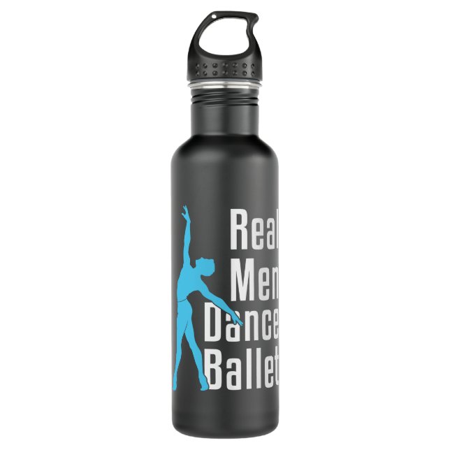 Real Men Dance Ballet 710 Ml Water Bottle (Front)