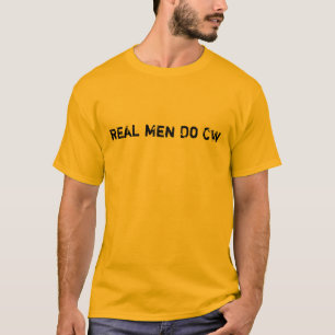 Real Men Do CW  Ham Radio TShirt