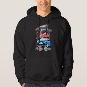 Real Men drive electric Car E-Car Plug-In Torque 2 Hoodie