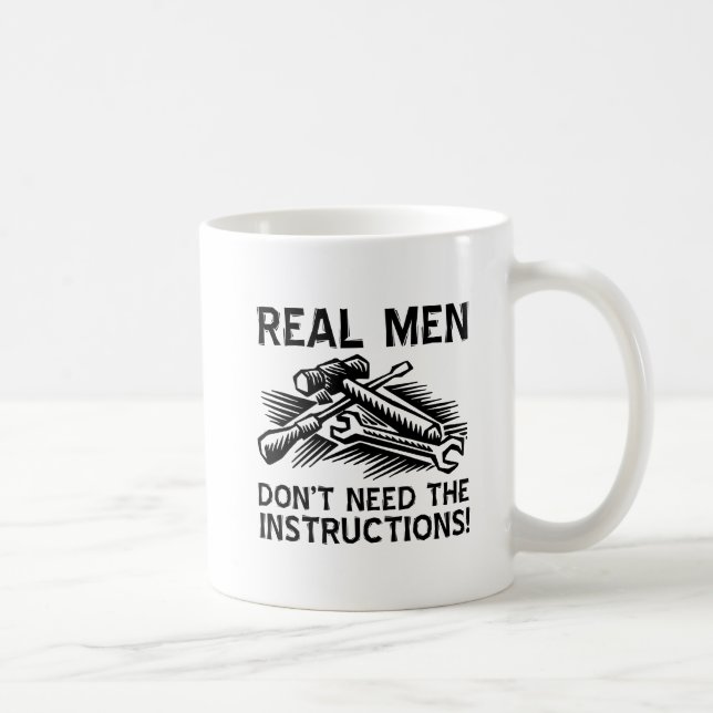 Real Men Funny Mug (Right)