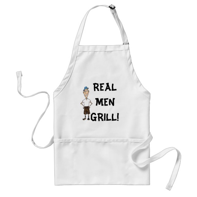 Real Men Grill Apron (Front)