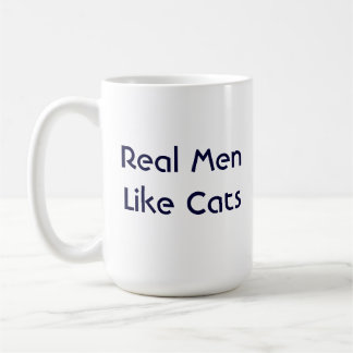 Real Men Like Cats mug