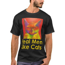 Real Men Like Cats T-shirt
