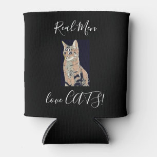 Real Men Love Cats Can Cooler