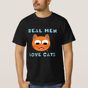 REAL MEN LOVE CATS Cat Lover T-Shirt