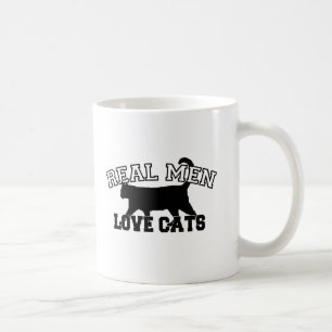 Real Men Love Cats Coffee Mug
