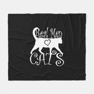 Real Men Love Cats Jazzy Style Fleece Blanket