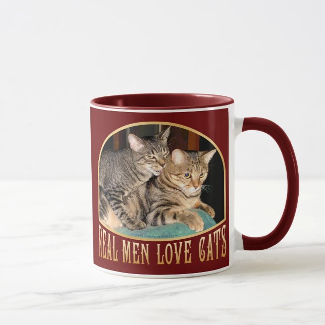 Real Men Love Cats Mug (Right)