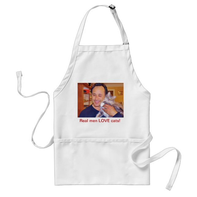 Real Men Love Cats Standard Apron (Front)