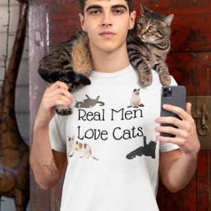 Real Men Love Cats T-Shirt