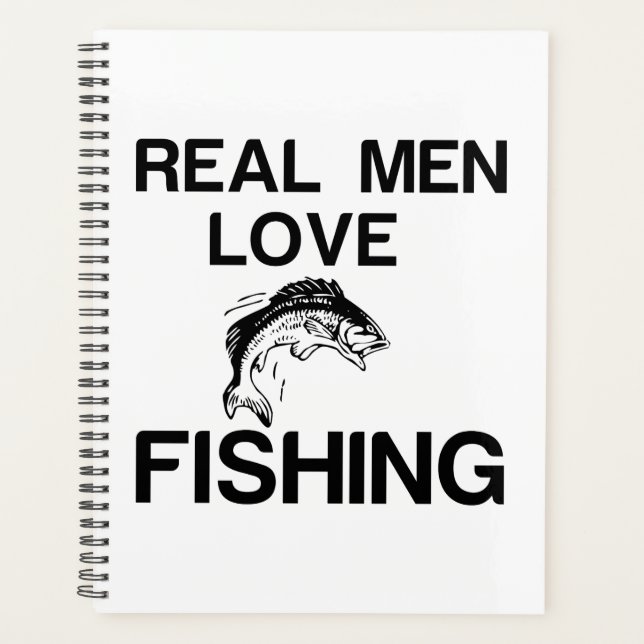 REAL MEN LOVE FISHING PLANNER (Front)