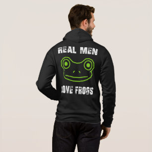 Real Men Love Frogs Hoodie