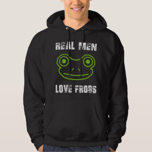 Real Men Love Frogs Hoodie