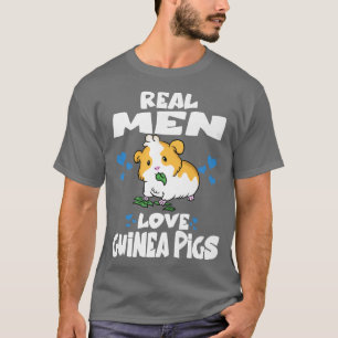 Real Men Love Guinea Pigs Cute Guinea Pig Premium T-Shirt