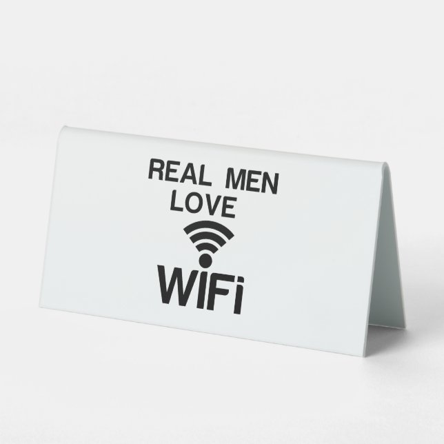 REAL MEN LOVE WIFI (Front)
