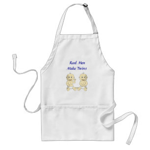 Real Men Make Twins Apron