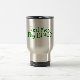 Real Men Play Bingo 2 Travel Mug