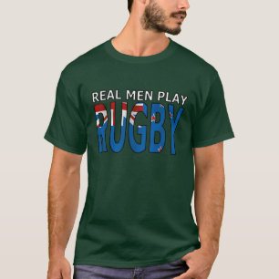 Real Men Play Rugby New Zealand T-Shirt