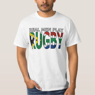 Real Men play Rugby South Africa T-Shirt