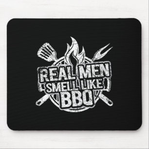 Real Men Smell Like Bbq Shirts For Men Byrbecue Sm Mouse Mat