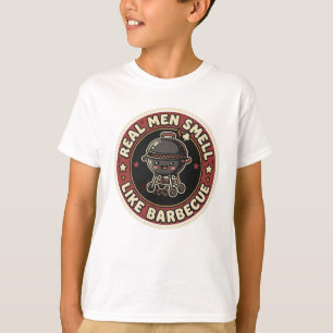 Real Men Smell Like BBQ & Smoke Grill Master T-Shirt