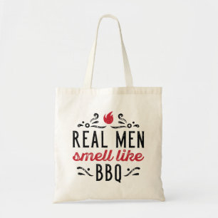 Real Men Smell Like BBQ Tote Bag