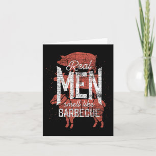 Real Men Smell Like Byrbecue Smoked Meat Men Gift  Card