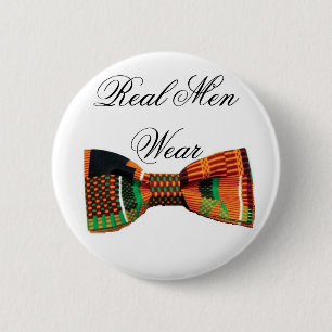 Real Men Wear Bowties Pin
