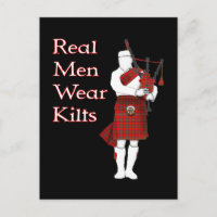 Real Men Wear Kilts Funny Scottish