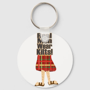 Real Men Wear Kilts Key Ring