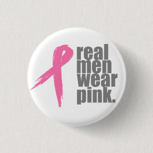 Real Men Wear Pink 3 Cm Round Badge