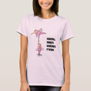 Real Men Wear Pink Fat Tutu Ballet Shirt
