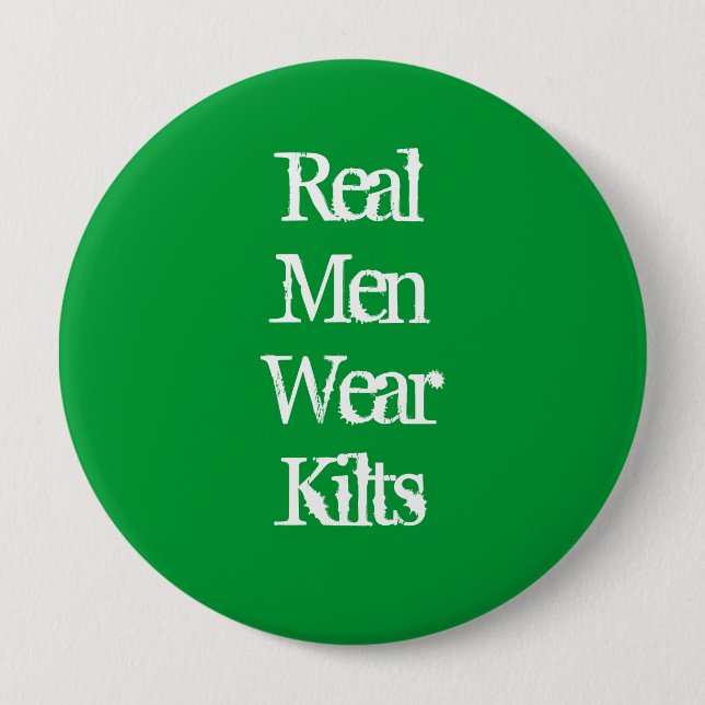Real MenWear Kilts 10 Cm Round Badge (Front)