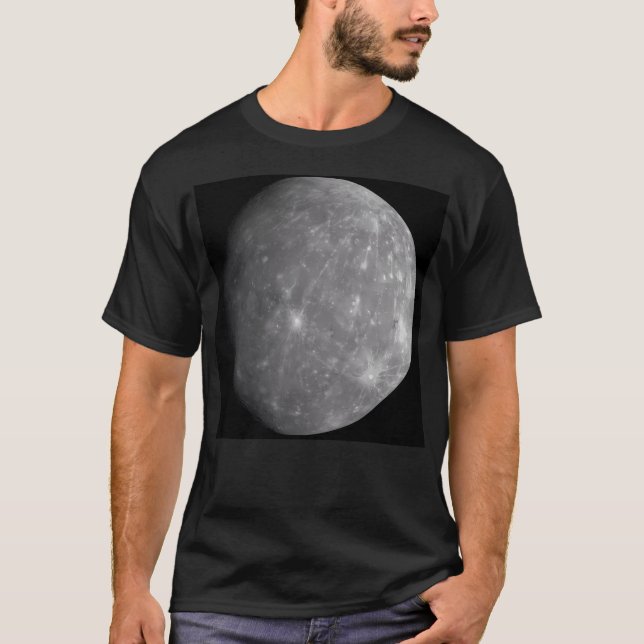Real Mercury Image - Nasa Messenger Space Craft Fl T-Shirt (Front)