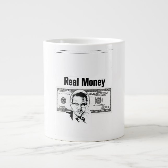 Real money large coffee mug (Front)