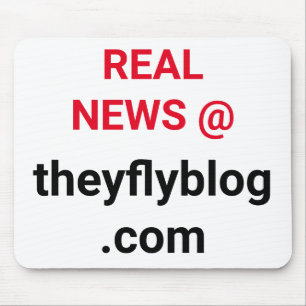 Real News @ theyflyblog.com  Mouse Mat