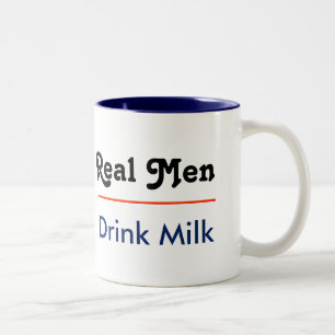 Real one drinks Milk Two-Tone Coffee Mug