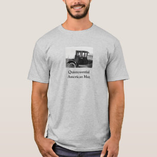 Real Photo Antique Car with Owner T-Shirt