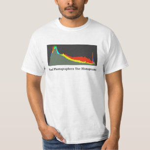 Real Photographers use Histograms T-Shirt